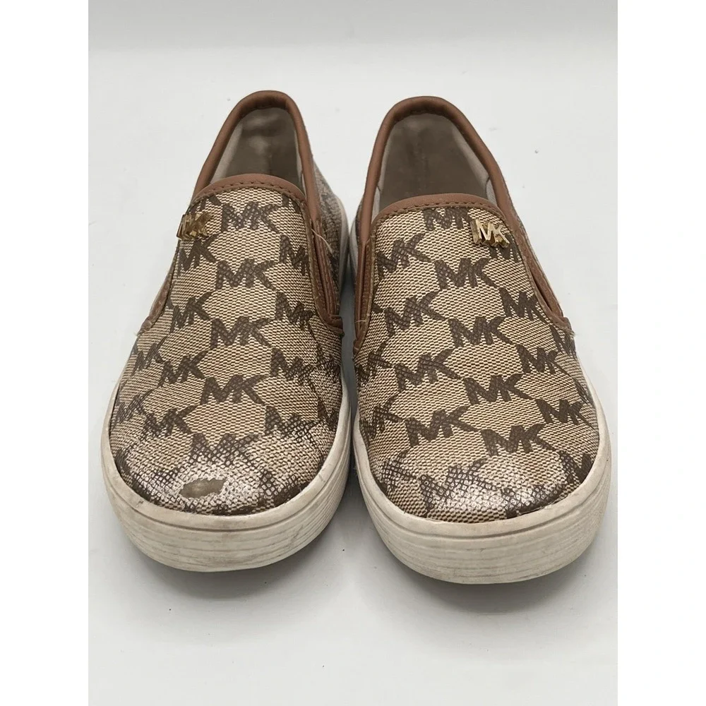 Michael Kors Girls Slip On Shoes MK Logo Size 12